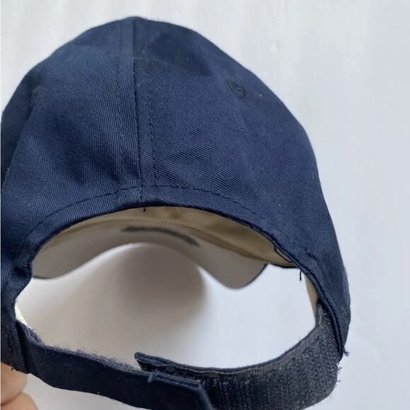 VTG Red Sox Hat Outdoor Cap MLB Baseball Blue Embroidered B Adjustable M… - Picture 10 of 12